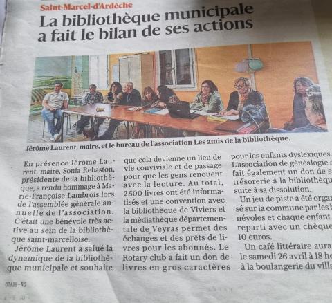 bureau des Amis de la bibliothèque et mairie